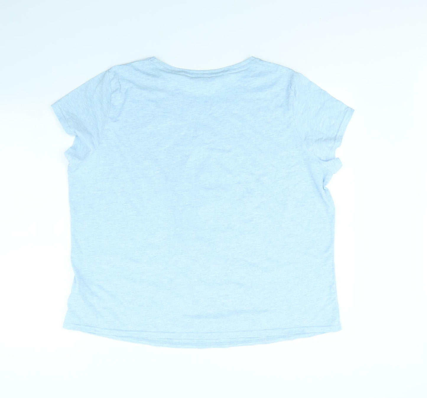 Disney Womens Blue   Basic T-Shirt Size 20  - Winnie the Pooh
