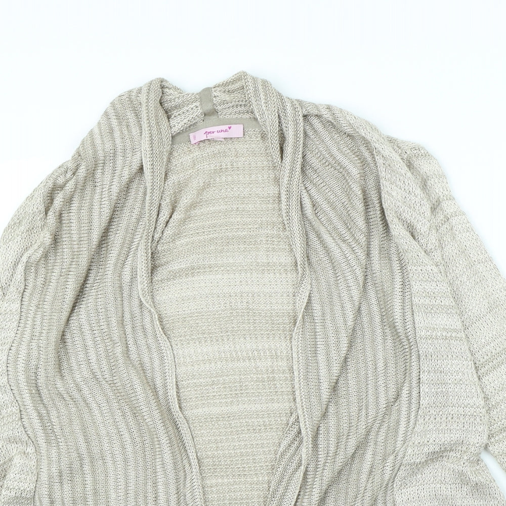 Per Una Womens Beige   Cardigan Jumper Size 14