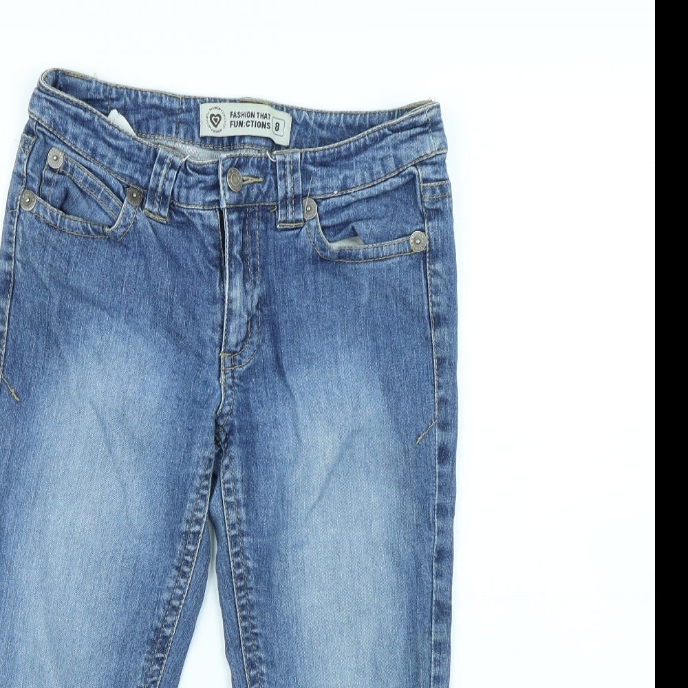 Fashion that Functions Womens Blue   Cut-Off Shorts Size 8