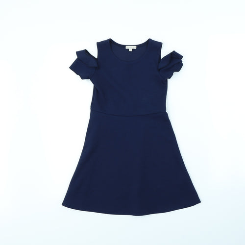 FG4 Girls Blue   Fit & Flare  Size 5 Years