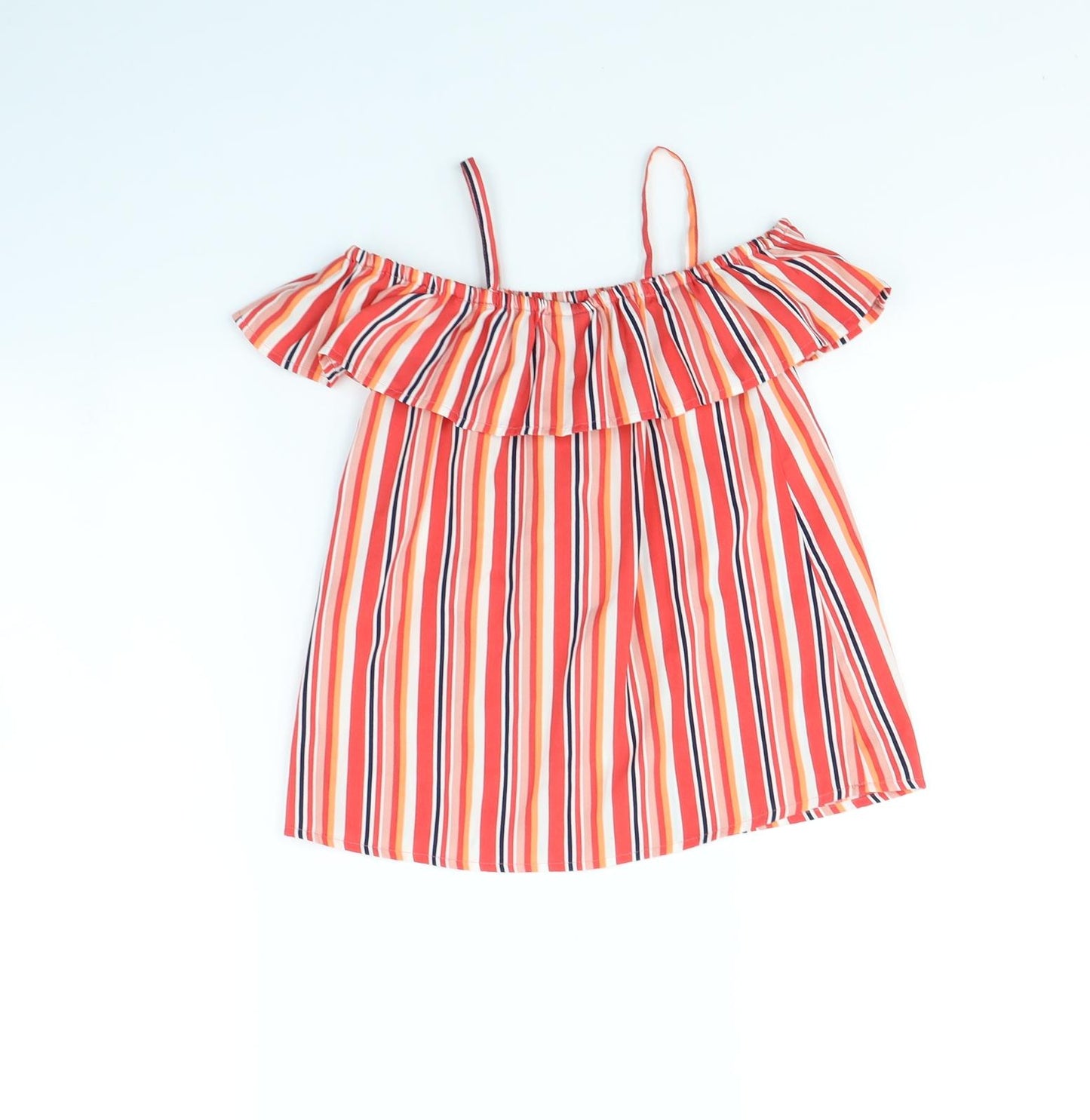 I Love Girlswear Girls Multicoloured Striped  Basic Tank Size 4 Years