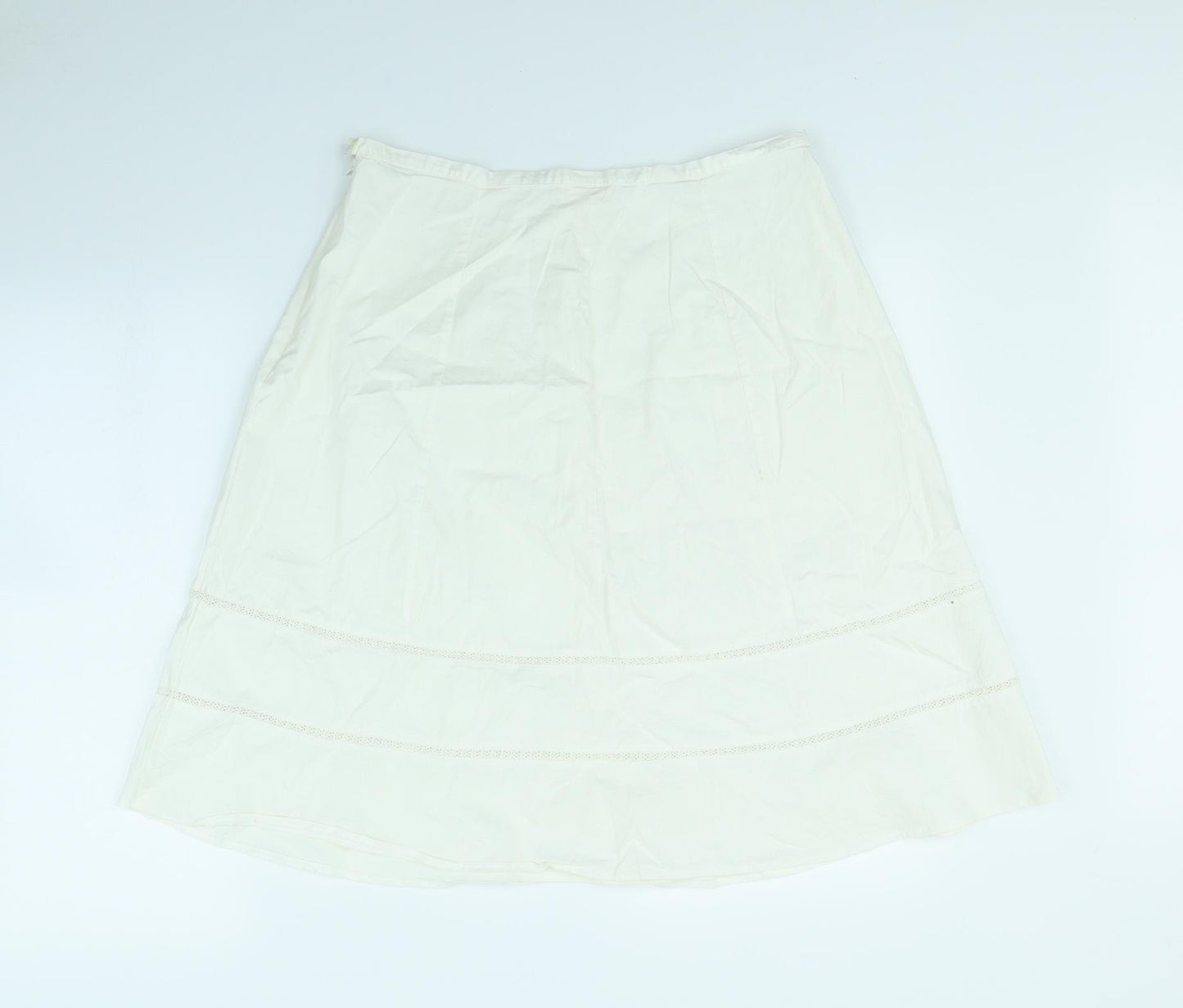 For Women Womens White   Flare Skirt Size 32 in