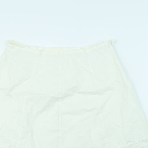 For Women Womens White   Flare Skirt Size 32 in