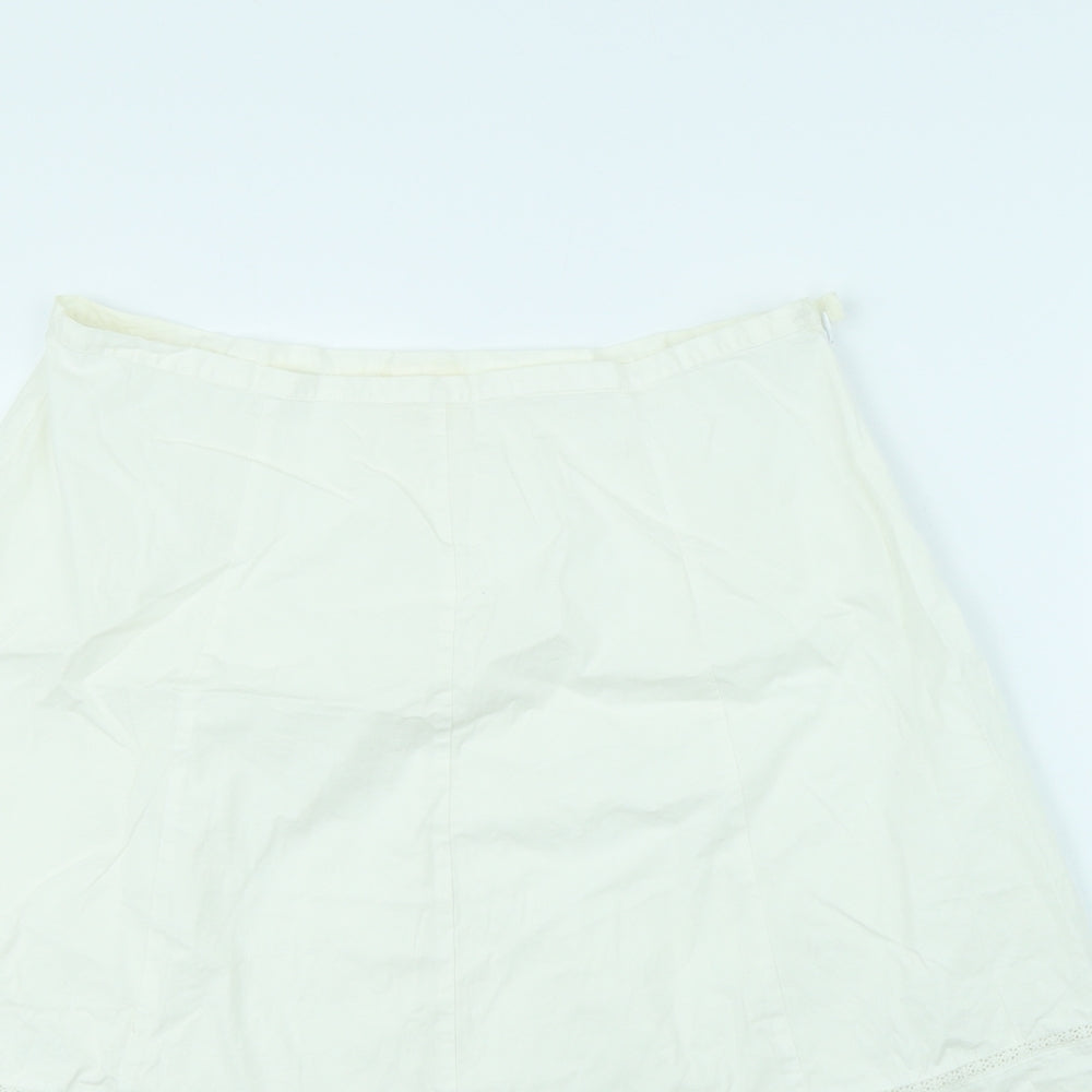 For Women Womens White   Flare Skirt Size 32 in