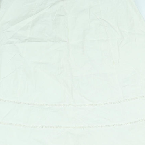 For Women Womens White   Flare Skirt Size 32 in