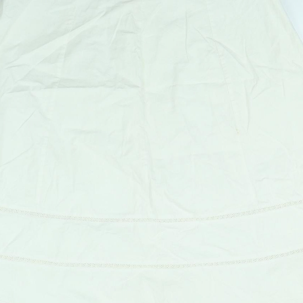 For Women Womens White   Flare Skirt Size 32 in