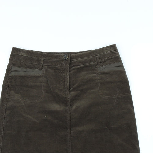 NEXT Womens Brown   Peasant Skirt Size 12