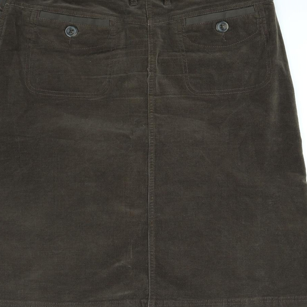 NEXT Womens Brown   Peasant Skirt Size 12