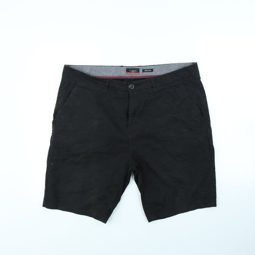 piene candin Mens Black   Cargo Shorts Size 40 in