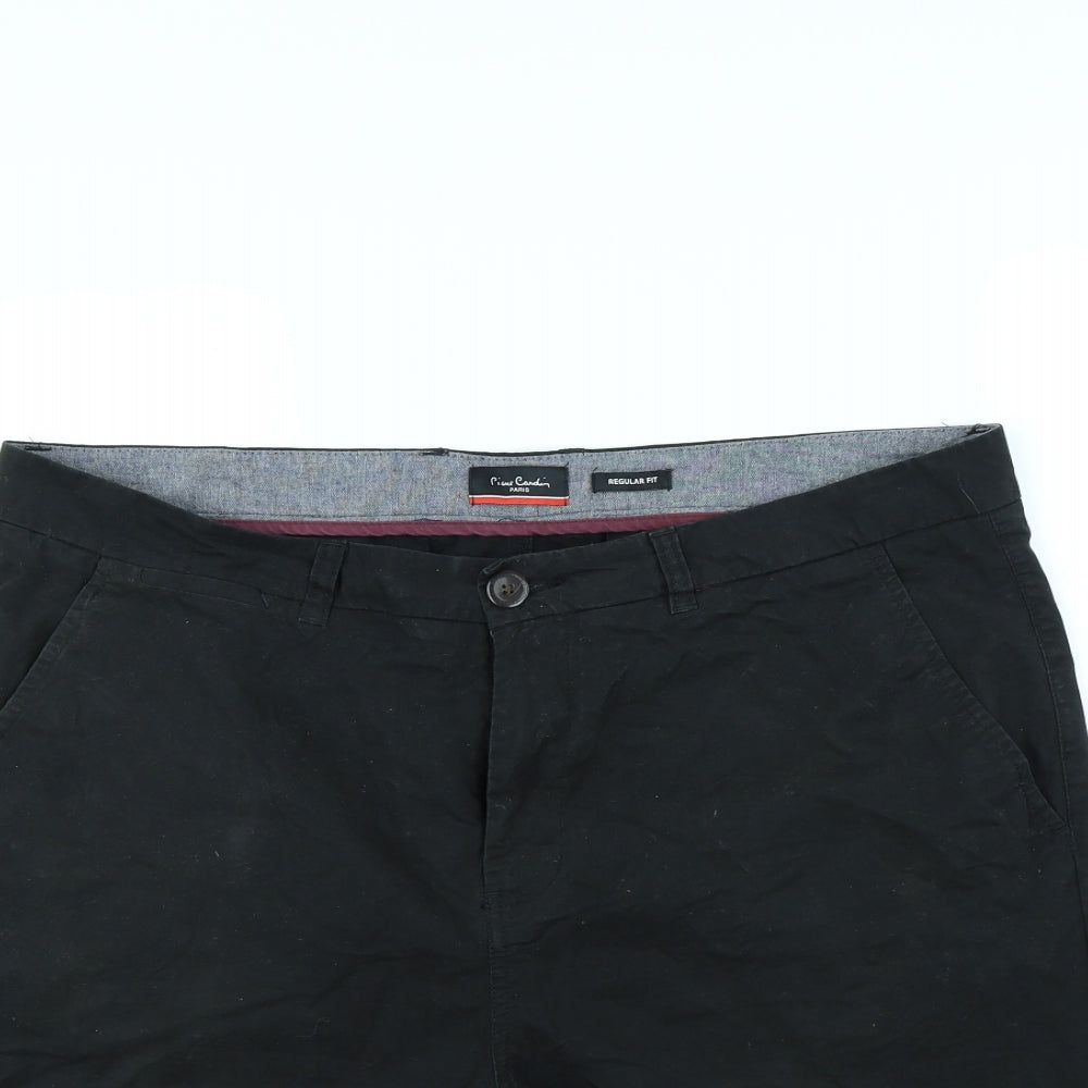 piene candin Mens Black   Cargo Shorts Size 40 in