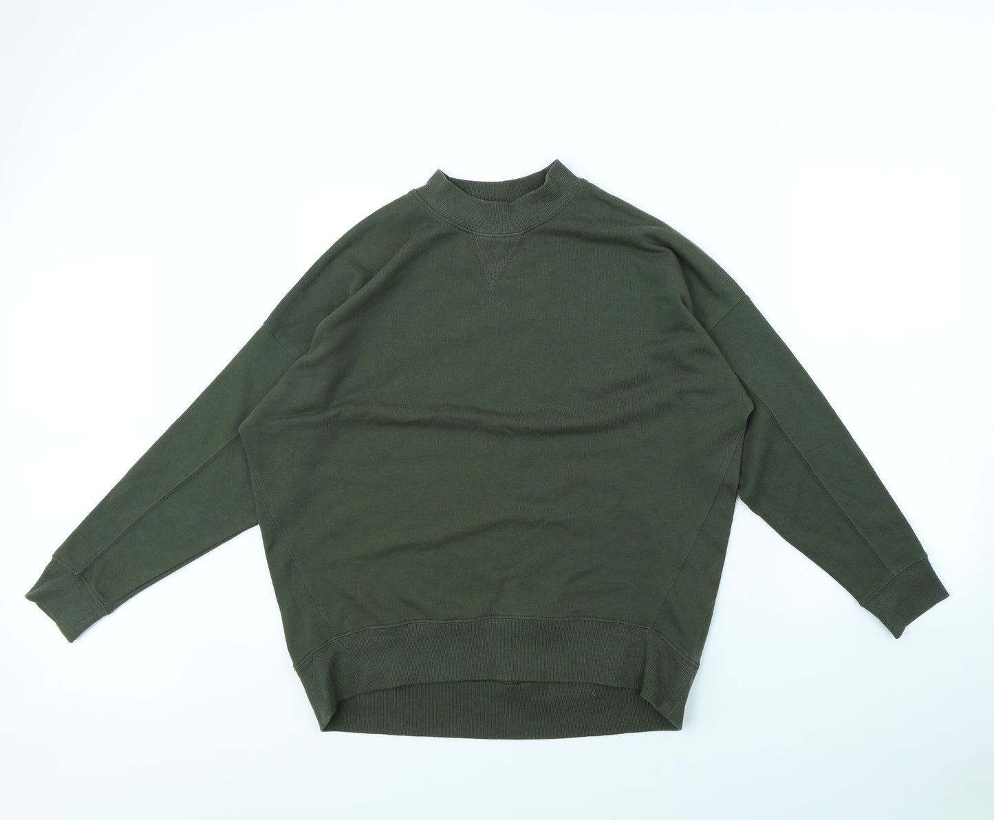 New Look Womens Green  Rayon Pullover Jumper Size 10