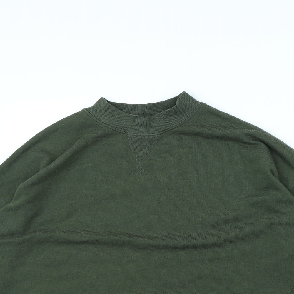 New Look Womens Green  Rayon Pullover Jumper Size 10