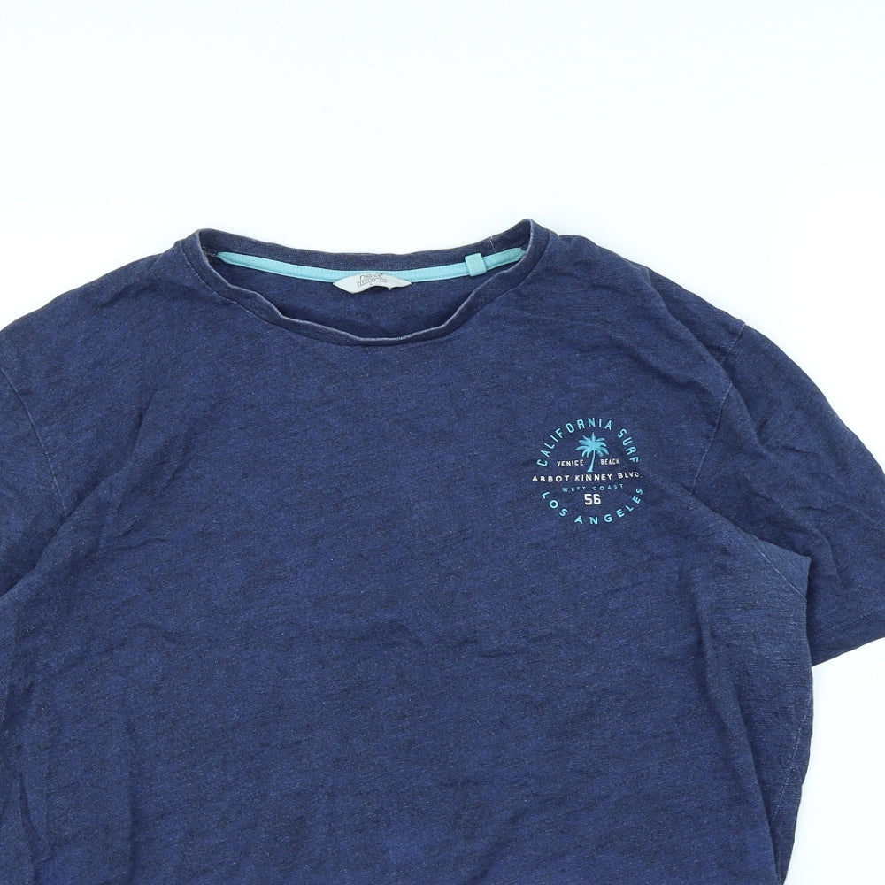 NEXT Mens Blue    T-Shirt Size L
