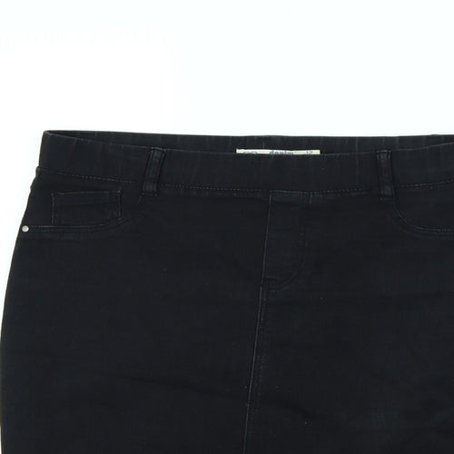 DP Denim Womens Black   Straight & Pencil Skirt Size 12