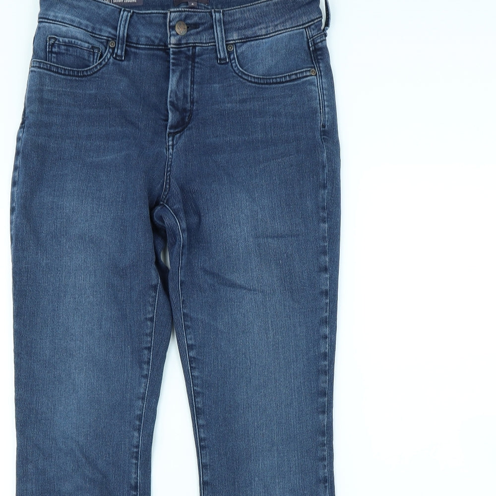 NYDJ Womens Blue   Straight Jeans Size 4 L30 in
