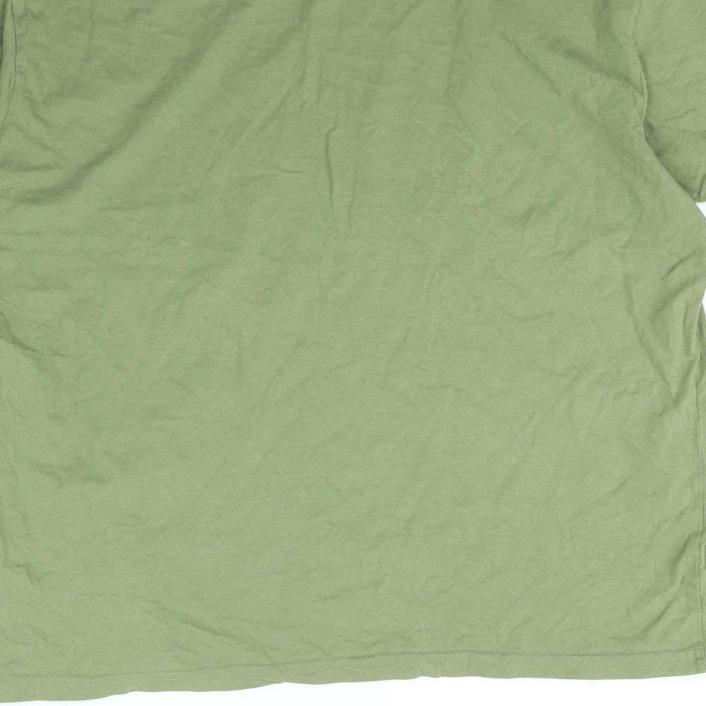 Primark Mens Green    T-Shirt Size L
