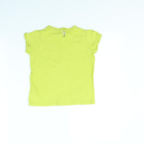 Autograph Girls Green   Basic T-Shirt Size 5 Years
