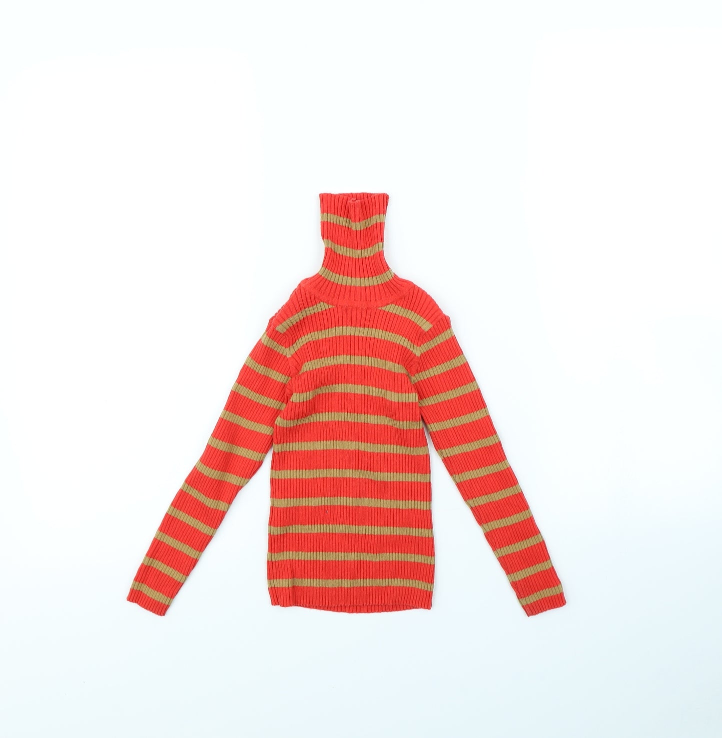 NEXT Girls Red Striped  Pullover Jumper Size 5 Years
