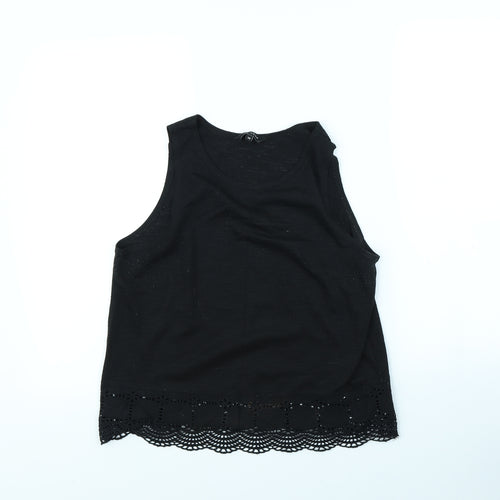 New Look Womens Black   Basic Tank Size 10