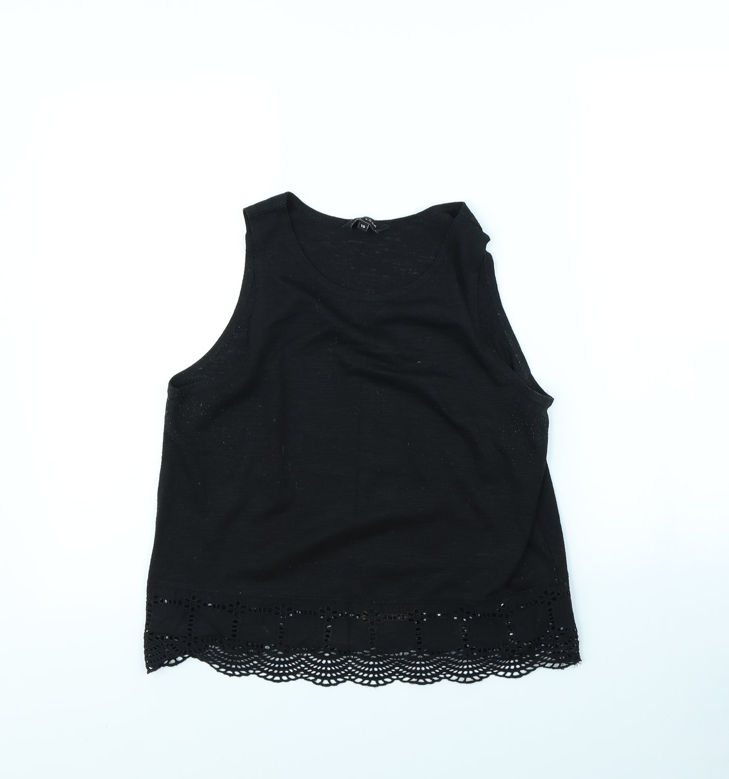 New Look Womens Black   Basic Tank Size 10