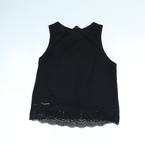 New Look Womens Black   Basic Tank Size 10