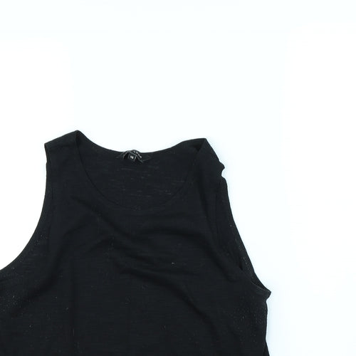 New Look Womens Black   Basic Tank Size 10