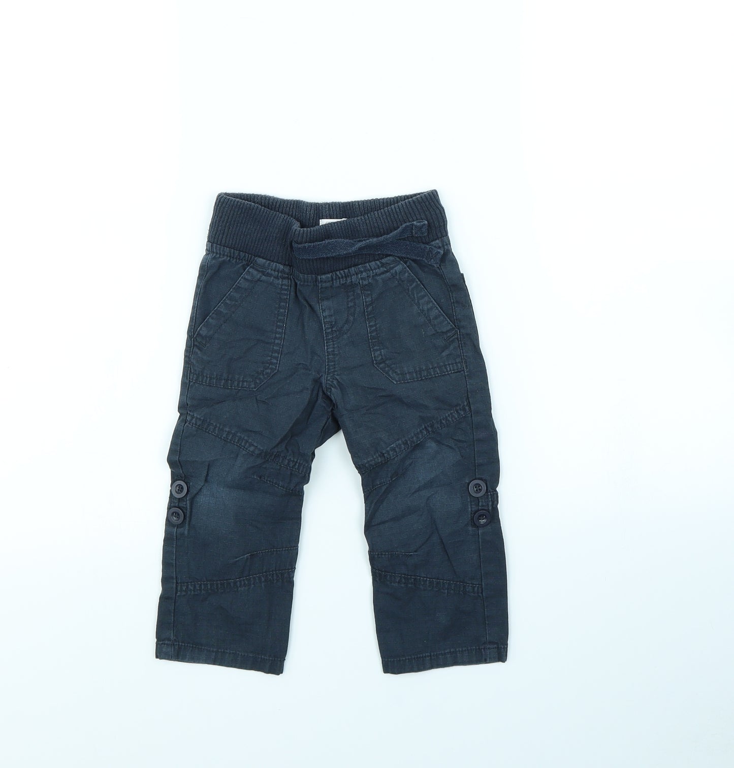 F&F Boys Blue   Jogger Trousers Size 12 Months
