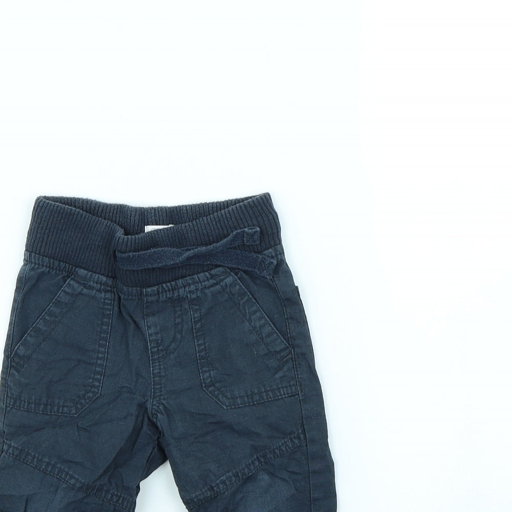 F&F Boys Blue   Jogger Trousers Size 12 Months