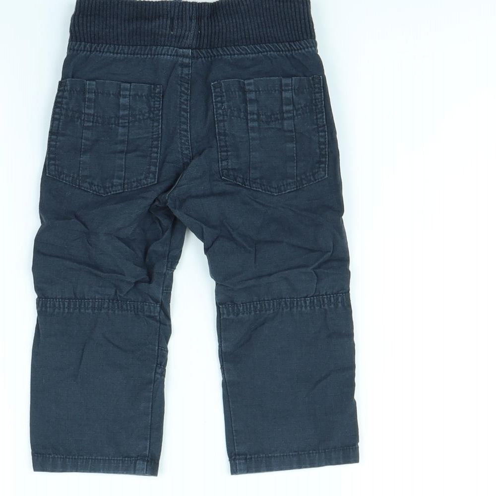 F&F Boys Blue   Jogger Trousers Size 12 Months