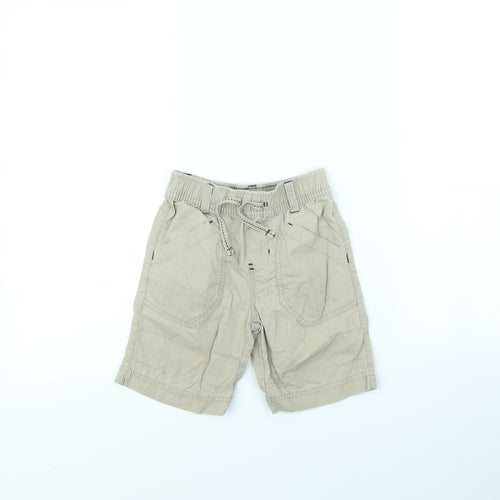 NEXT Boys Beige   Cropped Trousers Size 3-6 Months