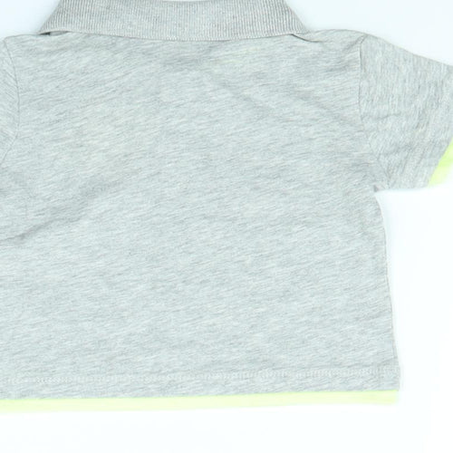 Zara Boys Grey   Basic Polo Size 3-6 Months