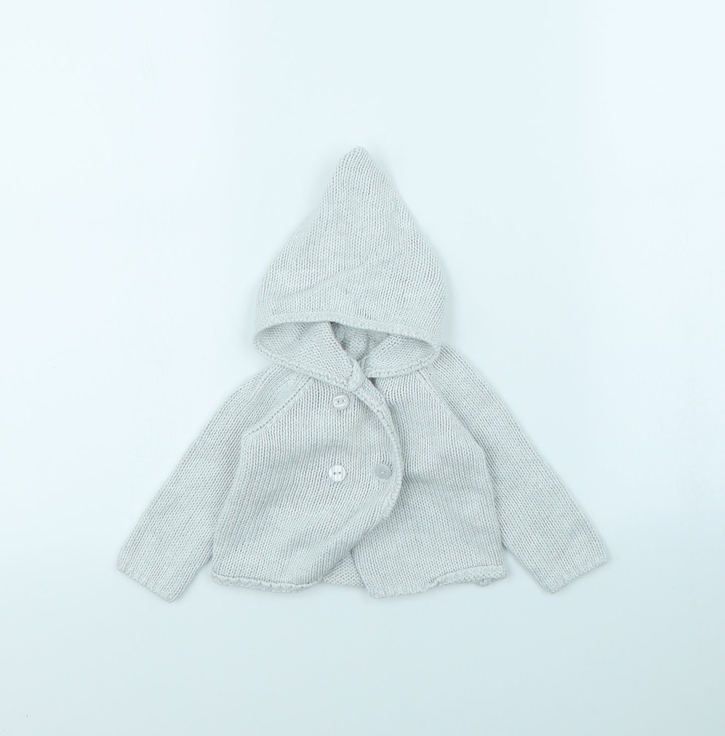 Mothercare Girls Grey   Jacket  Size 3-6 Months