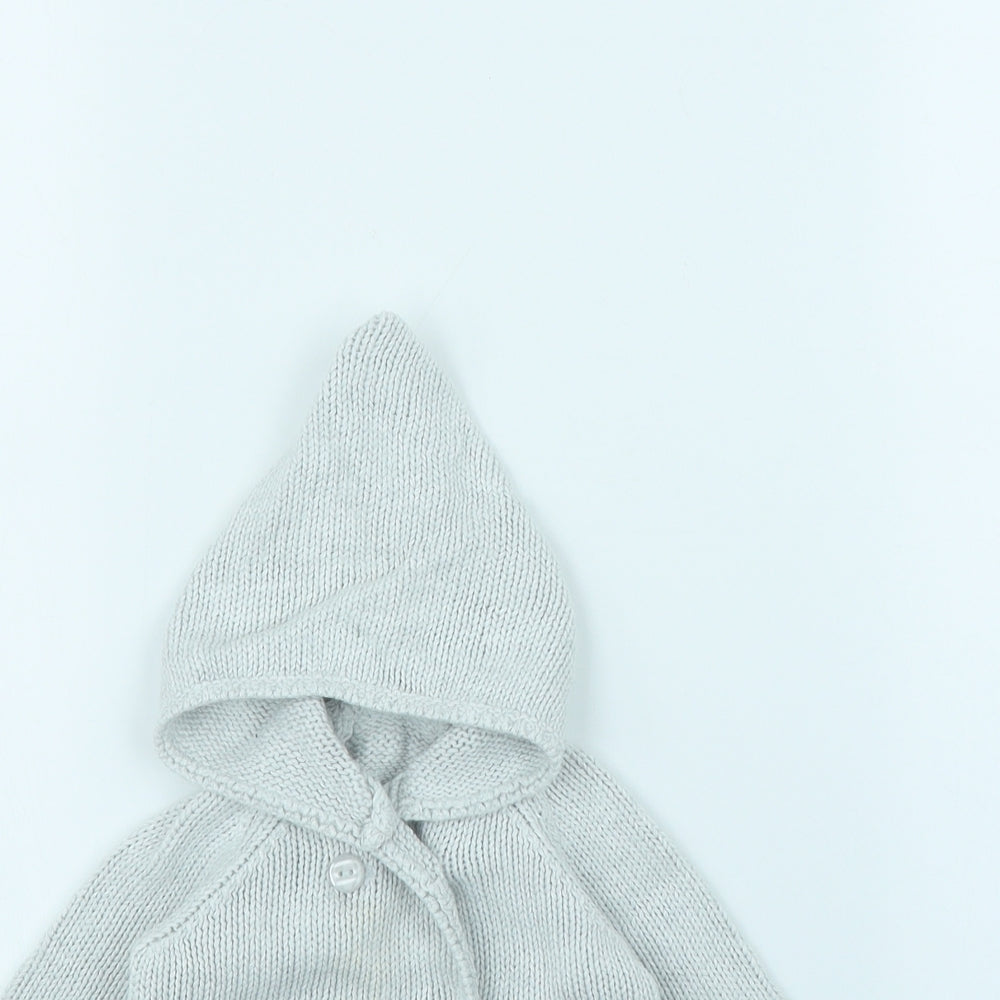 Mothercare Girls Grey   Jacket  Size 3-6 Months
