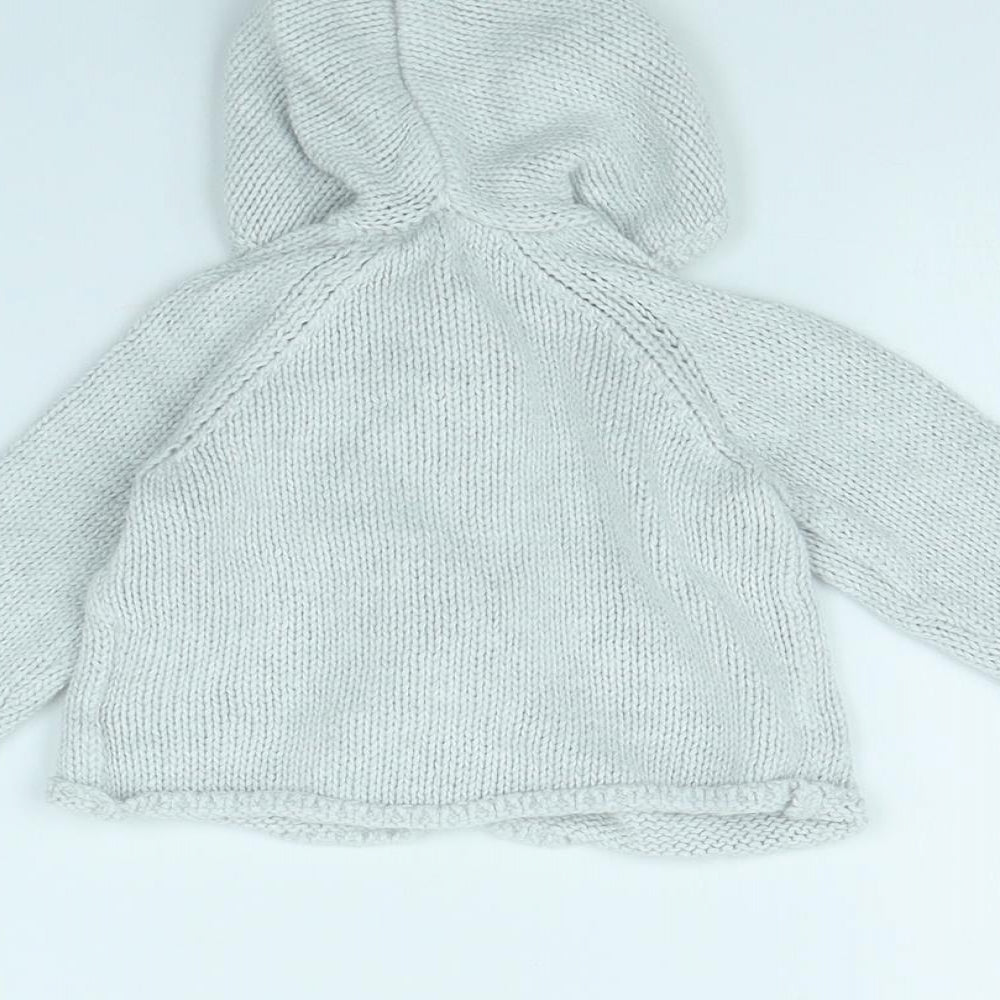 Mothercare Girls Grey   Jacket  Size 3-6 Months