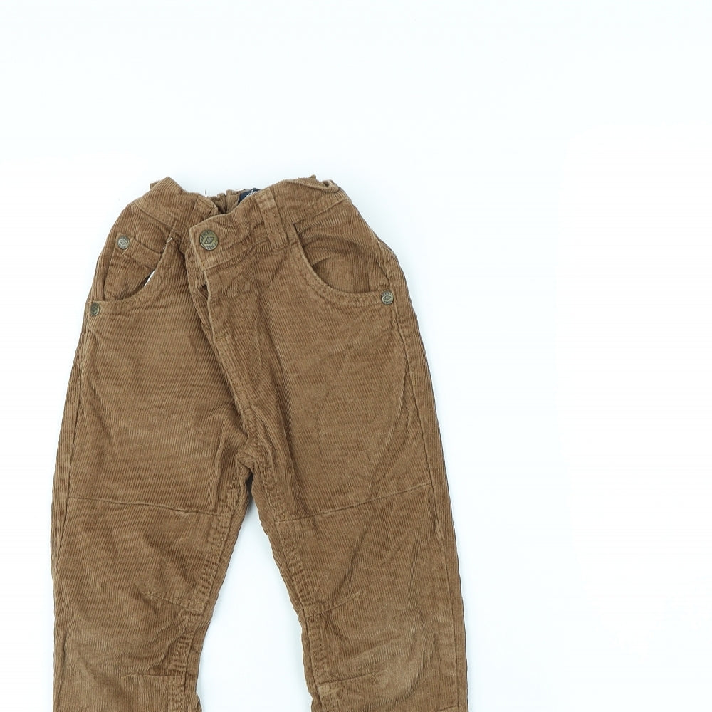 Minoti Boys Brown   Cargo Trousers Size 3 Years