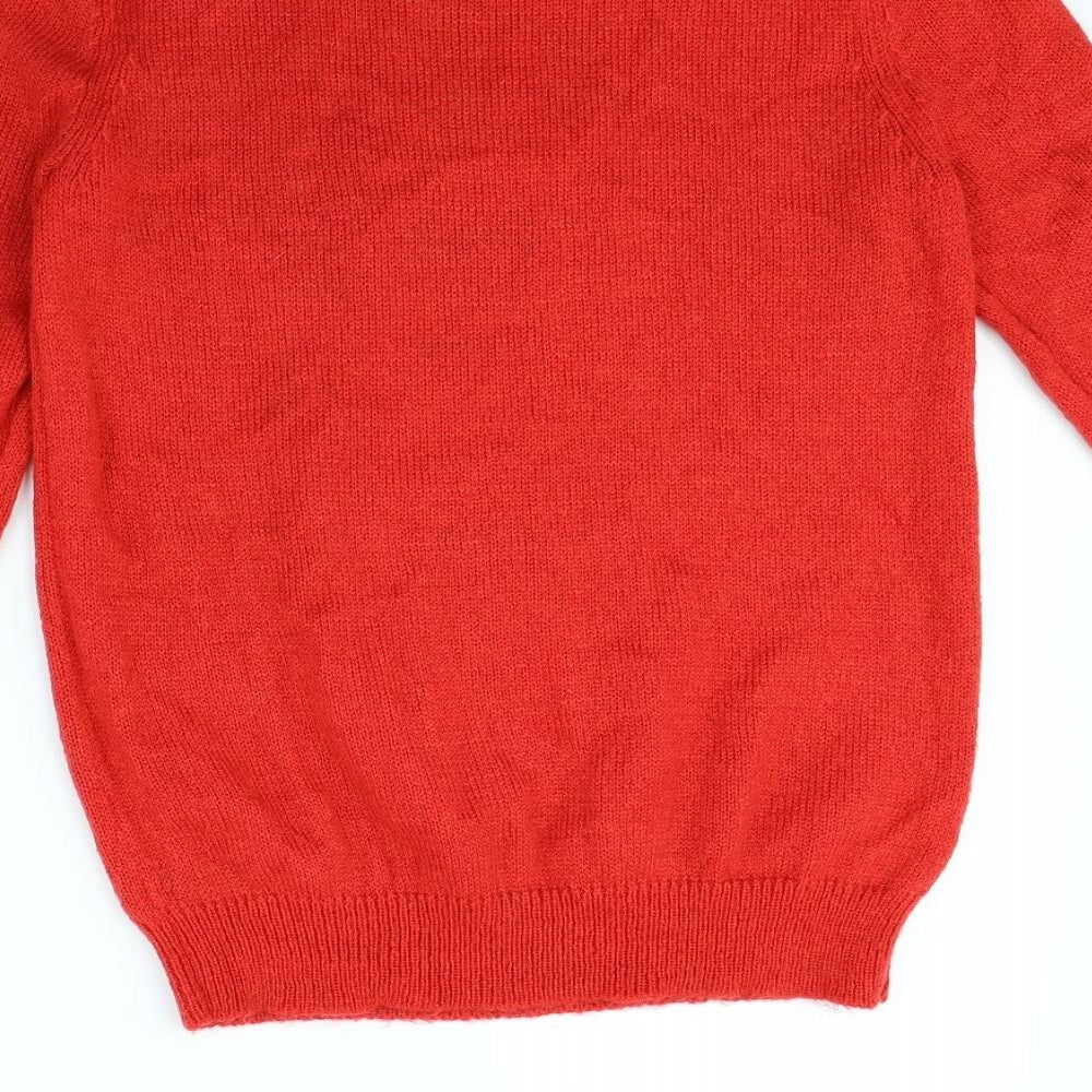 FOREVER 21 Womens Red   Pullover Jumper Size M  - 9