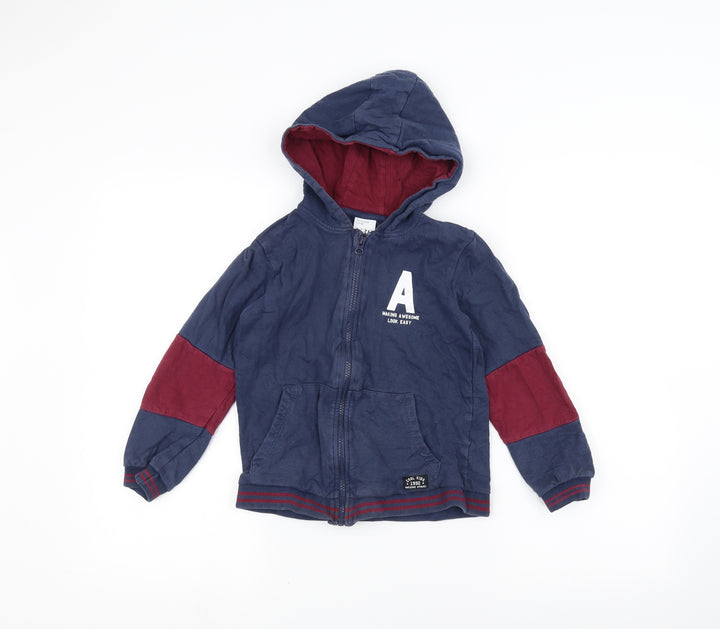 VRS Boys Blue   Full Zip Hoodie Size 7-8 Years