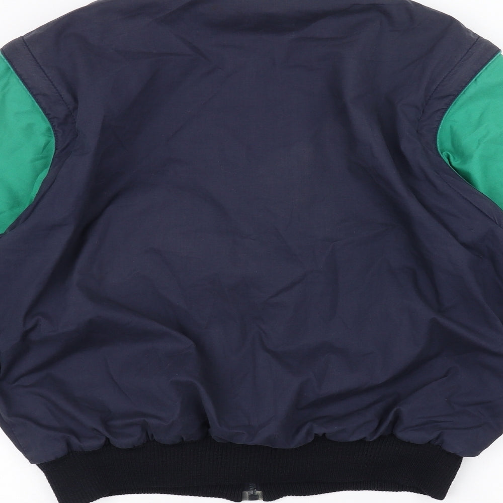 Biston Mens Blue   Bomber Jacket Jacket Size S