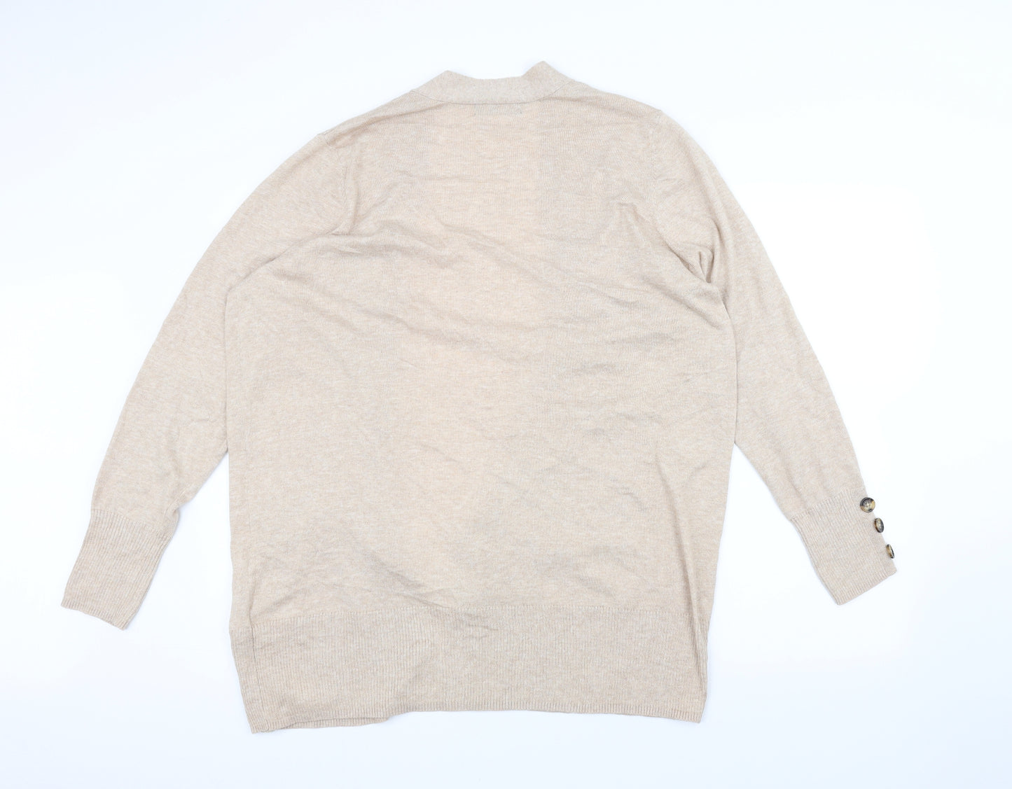 F&F Womens White   Jacket Coatigan Size 16