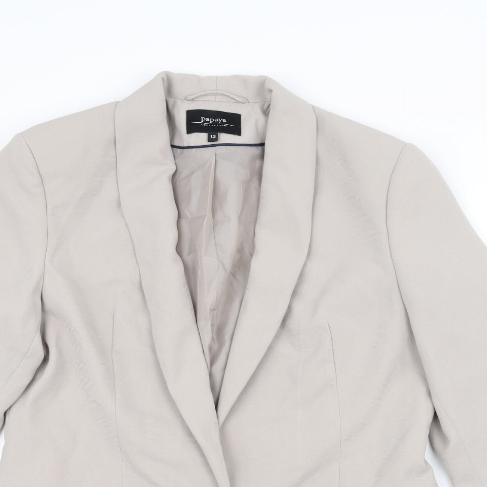 Papaya Womens White   Jacket  Size 12