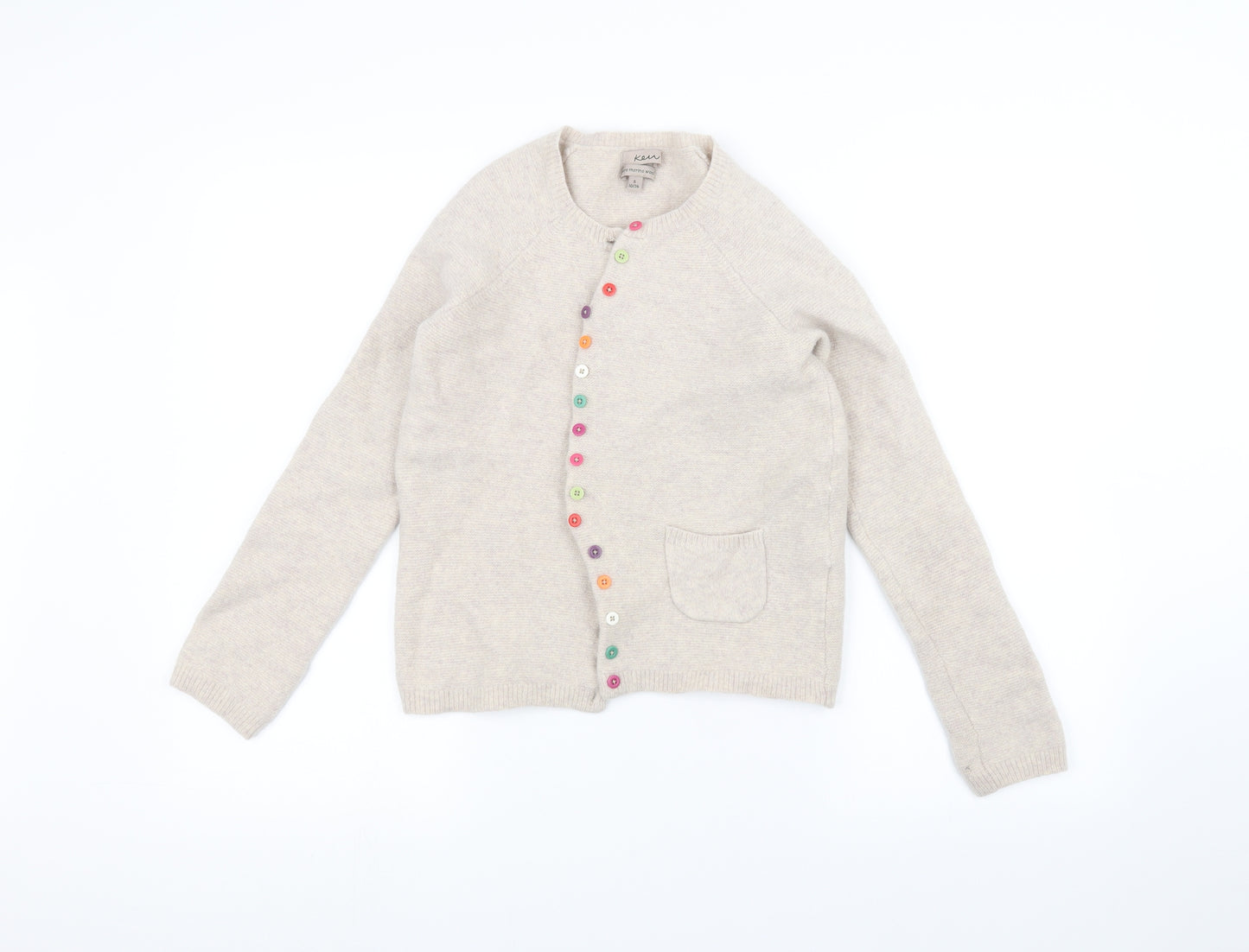 ken Womens White   Jacket Coatigan Size S