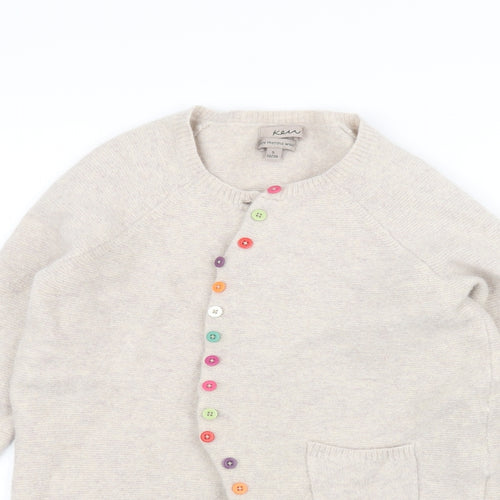 ken Womens White   Jacket Coatigan Size S