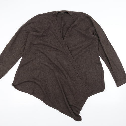 F&F Womens Brown   Jacket Coatigan Size 16