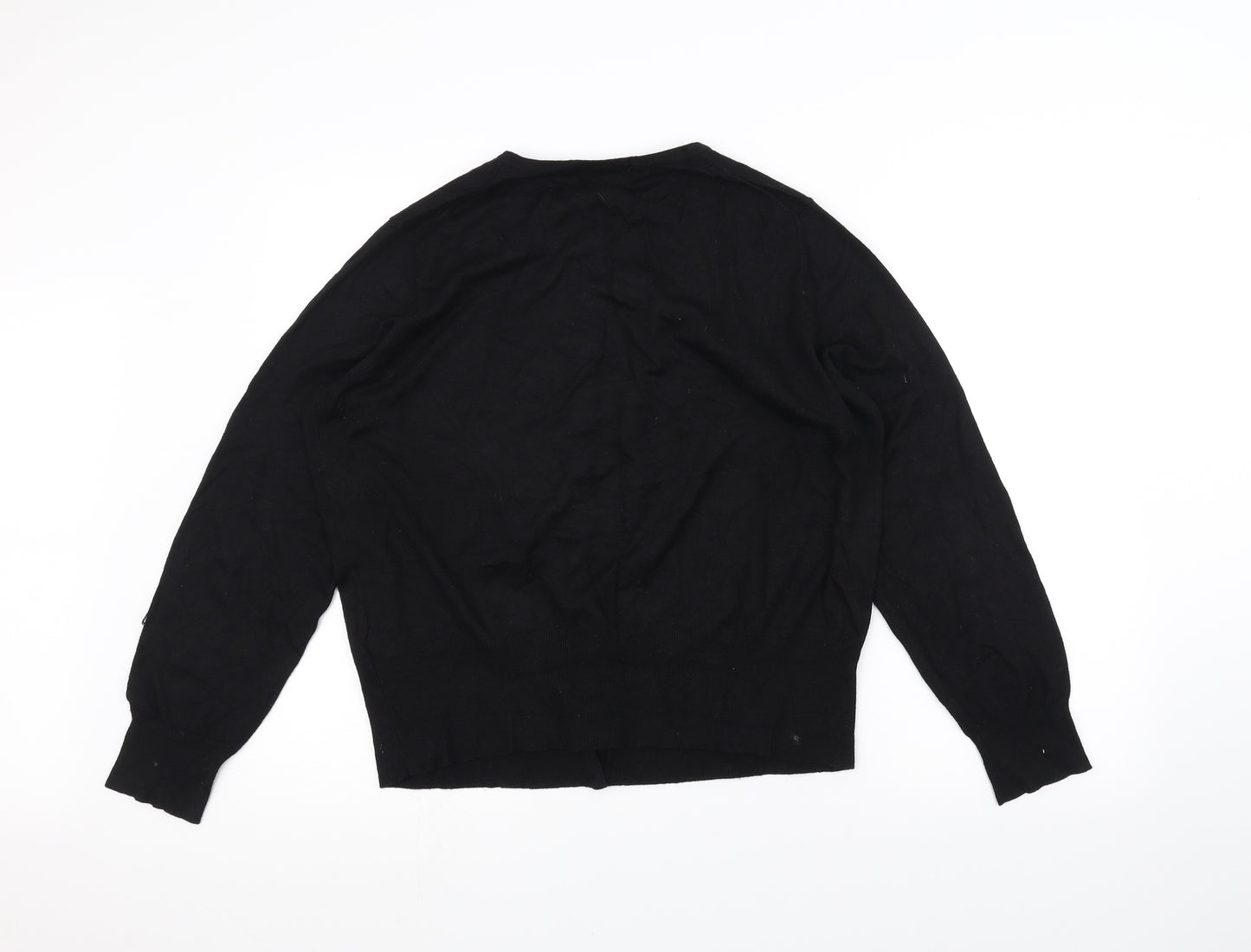 Marks and Spencer Womens Black   Cardigan Jumper Size 18