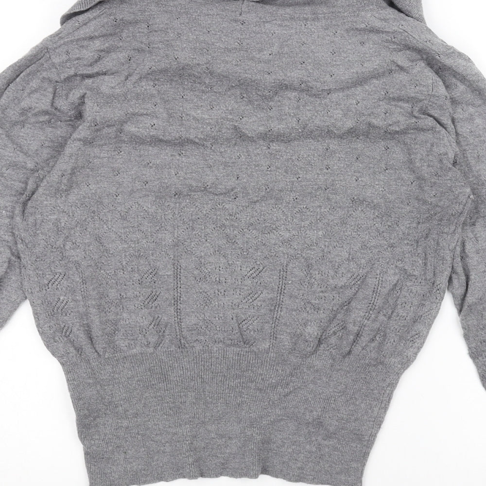 exceptional woman Womens Grey   Pullover Jumper Size M
