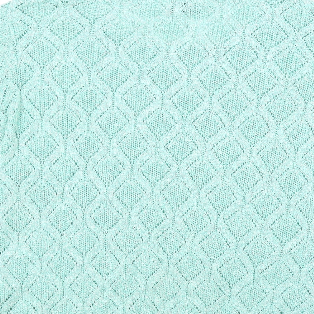 afidel Womens Green   Pullover Jumper Size 16