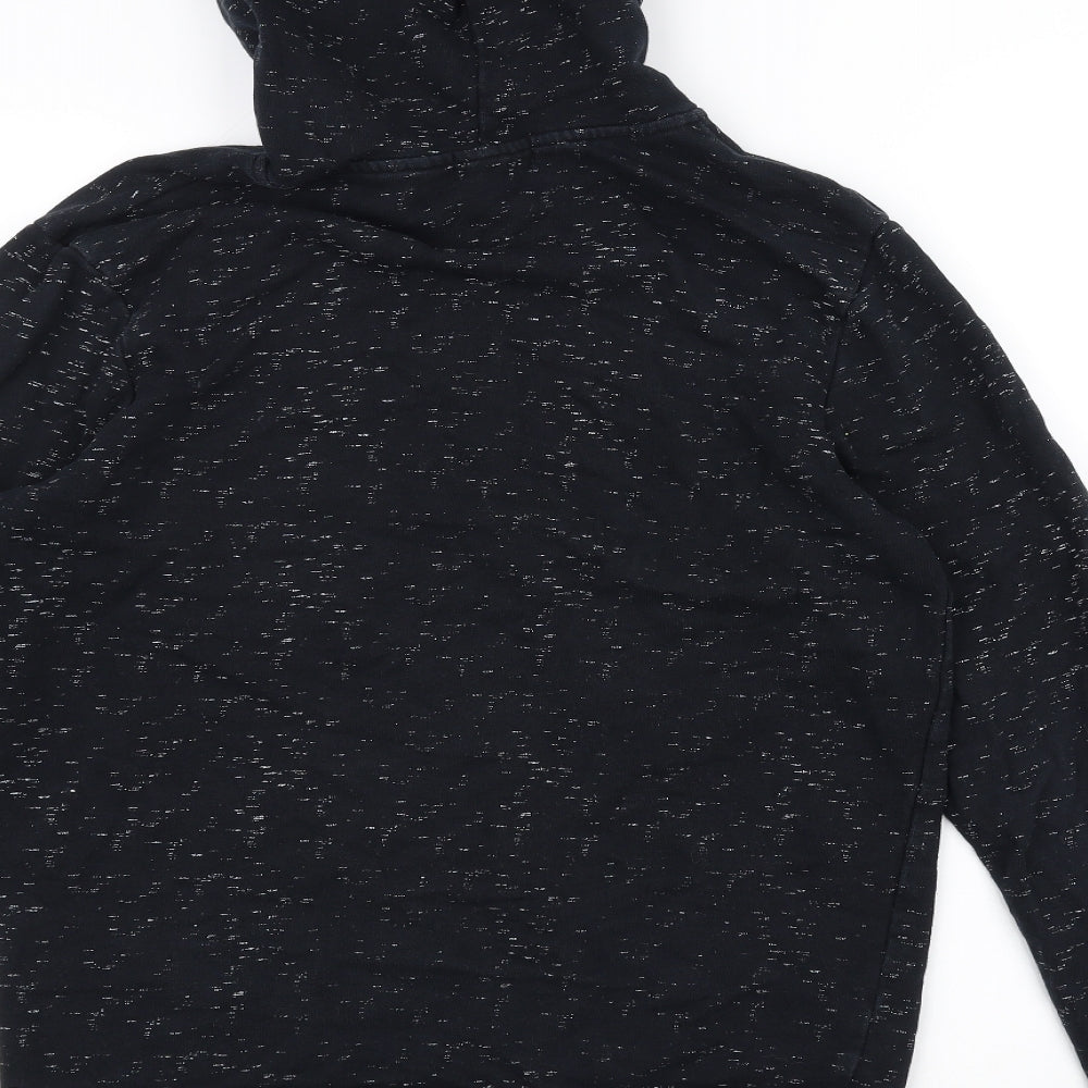 Topman Mens Black   Full Zip Hoodie Size S