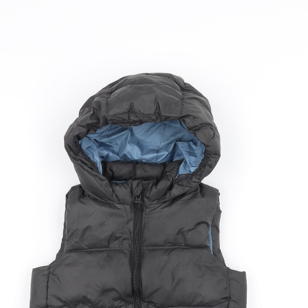 Zara Boys Black   Puffer Jacket Coat Size 2-3 Years
