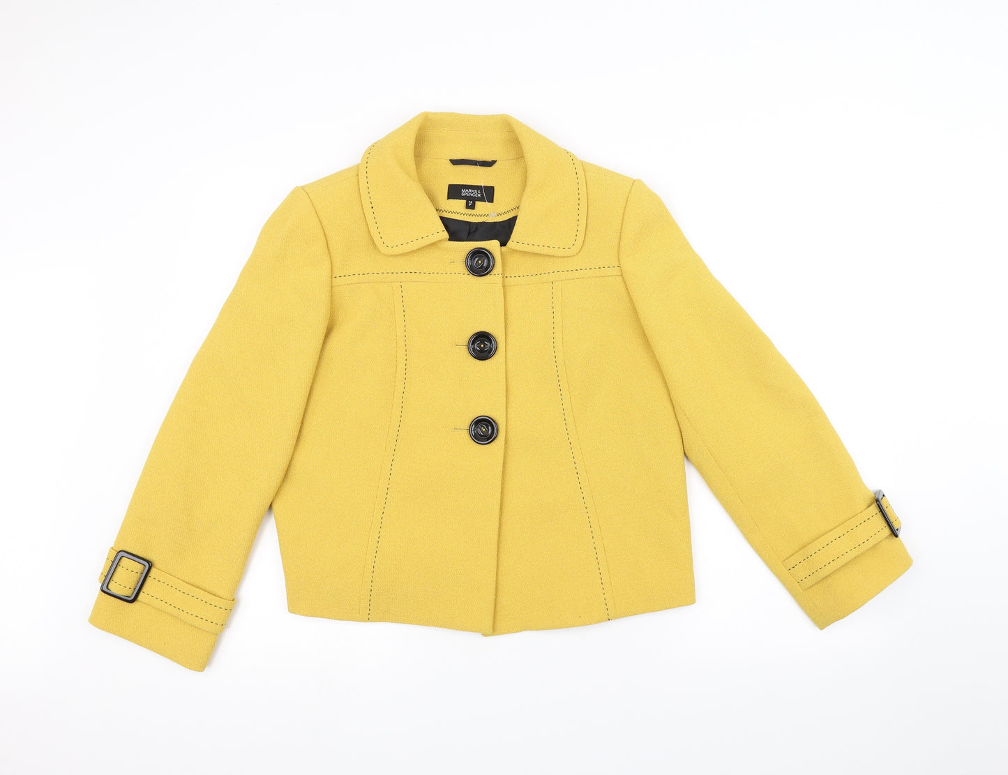 Marks and Spencer Womens Yellow   Jacket  Size 12