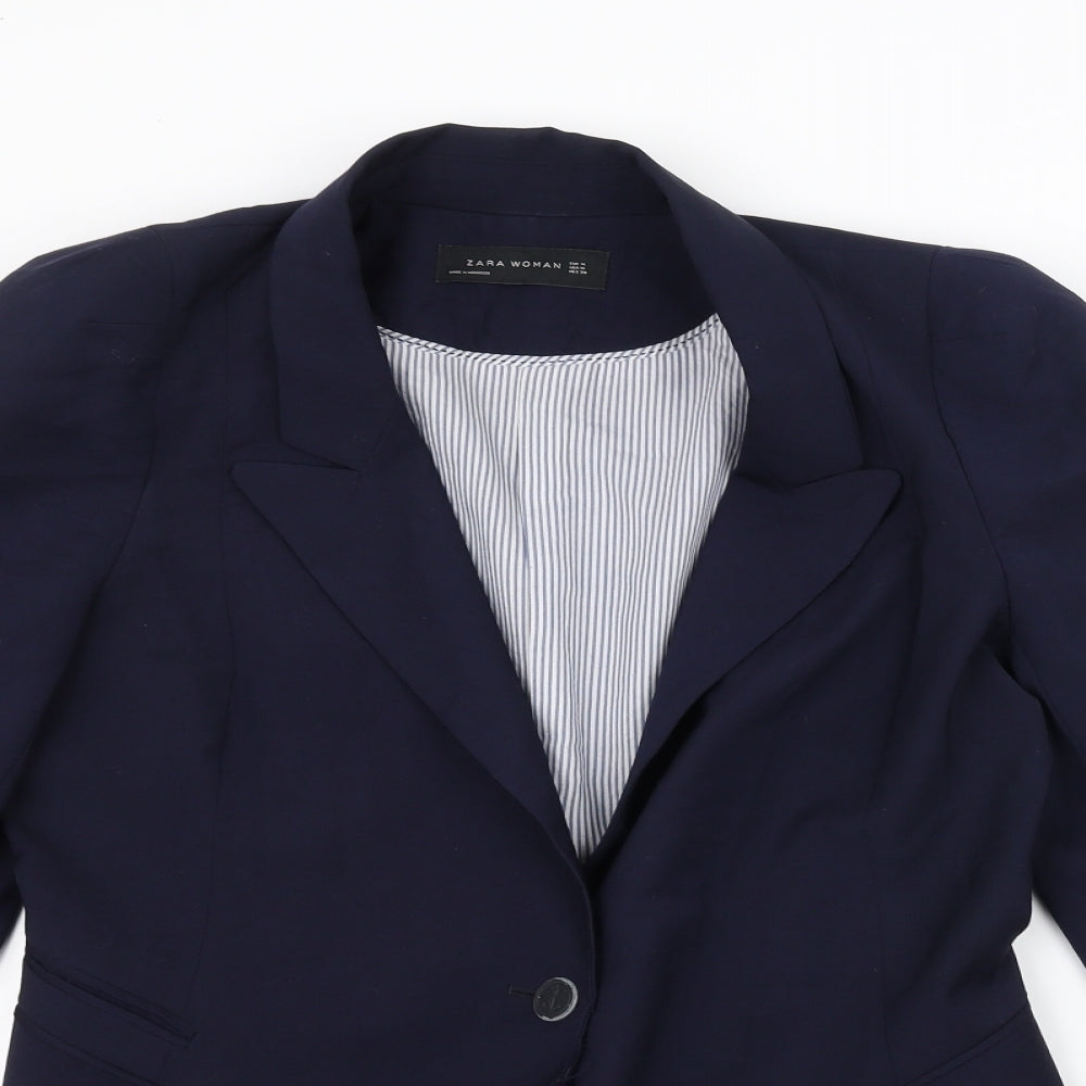 Zara Womens Blue   Jacket  Size M